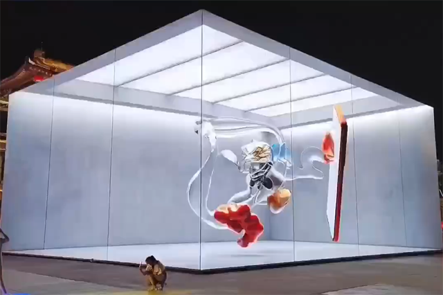 VIVO大屏裸眼3d產(chǎn)品宣傳展示