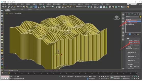 8、在修改選項面板中再給模型添加一個殼修改器命令,設置殼的厚度為60mm